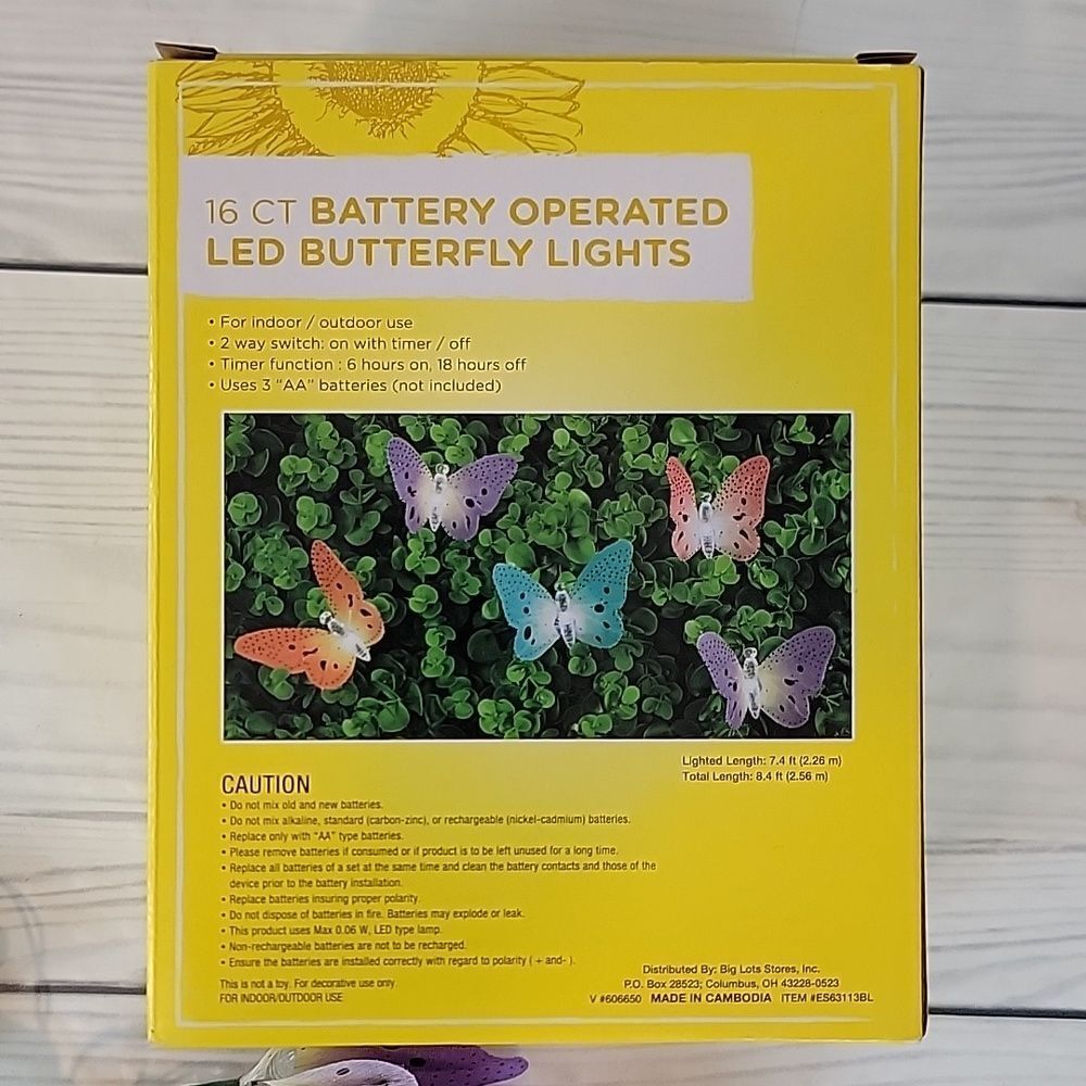 LED Butterfly String Lights - Picture 8 of 9